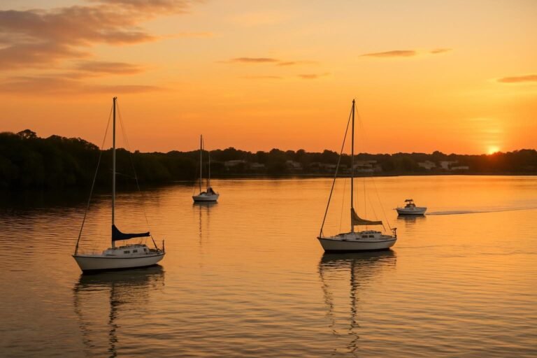Boating on the Neuse and Trent Rivers in New Bern